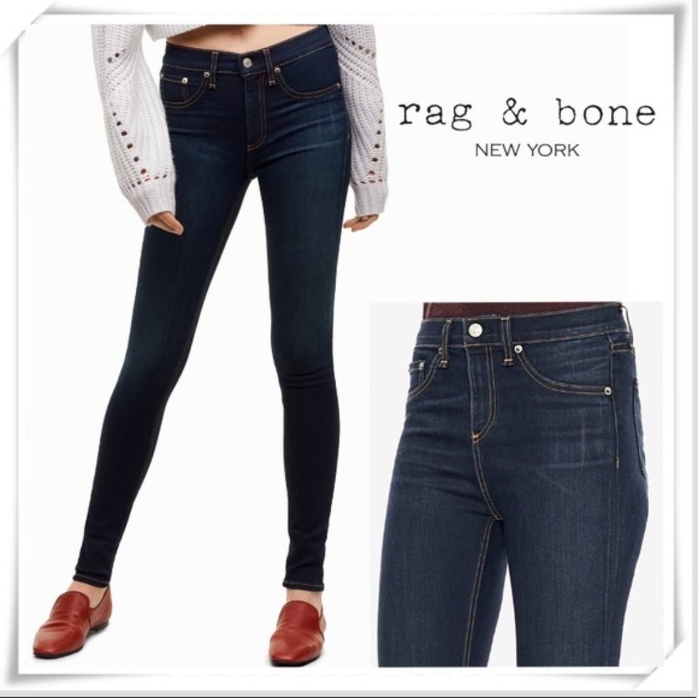 rag & bone Women's Nina High Rise Skinny Jeans